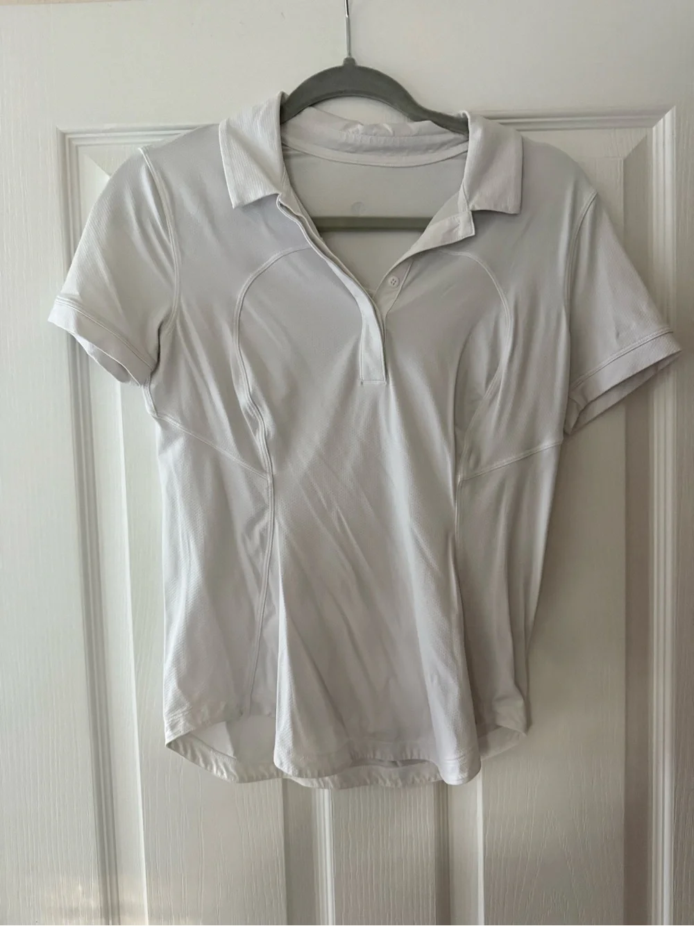 Lululemon White Polo